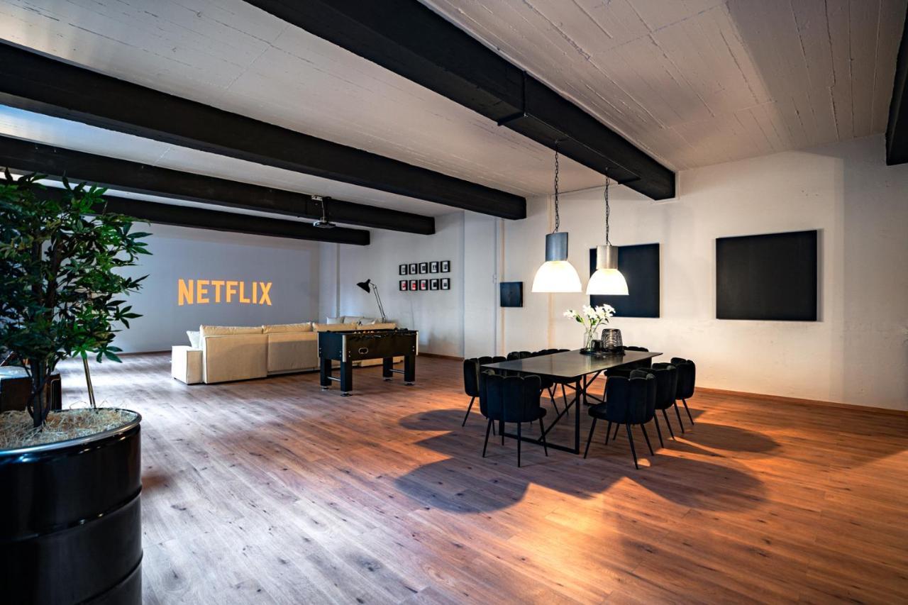 Design Loft - 200Qm2 - Heimkino - Bestlage - Parkplatz วิสบาเดน ภายนอก รูปภาพ